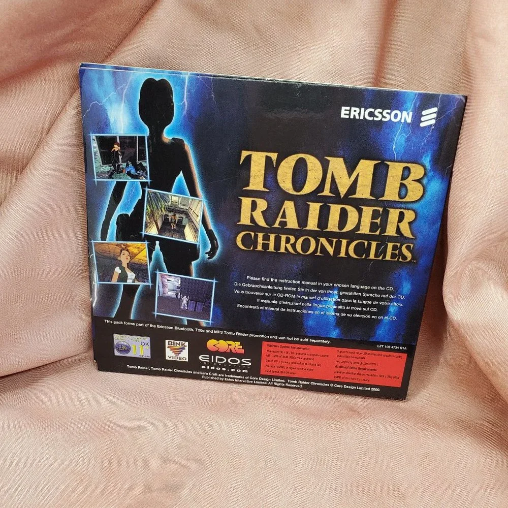 Retro Gaming Tomb Raider Chronicles & Level Editor for PC (Ericsson Ed)
